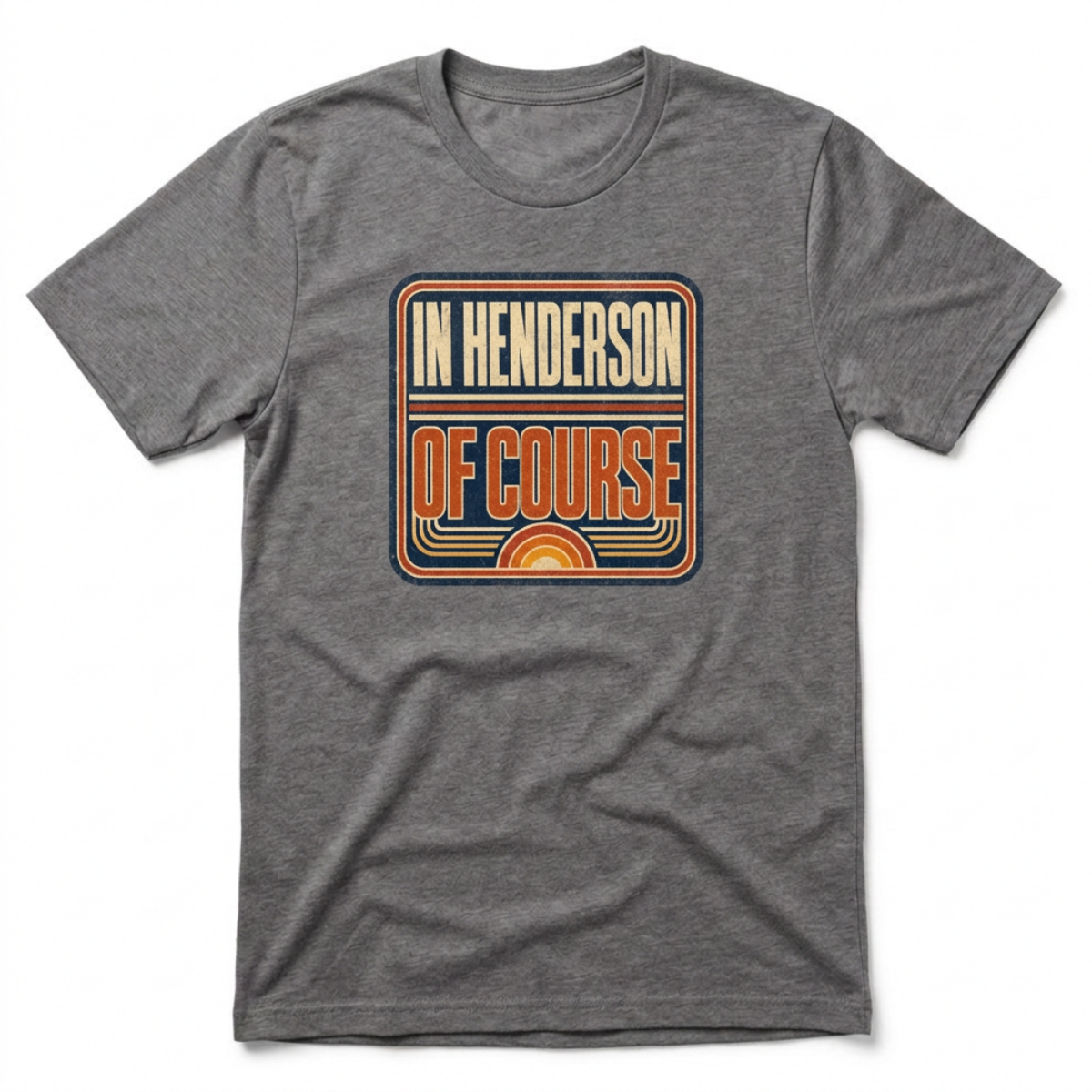 In Henderson Retro Henderson Nevada t-shirt in premium heather
