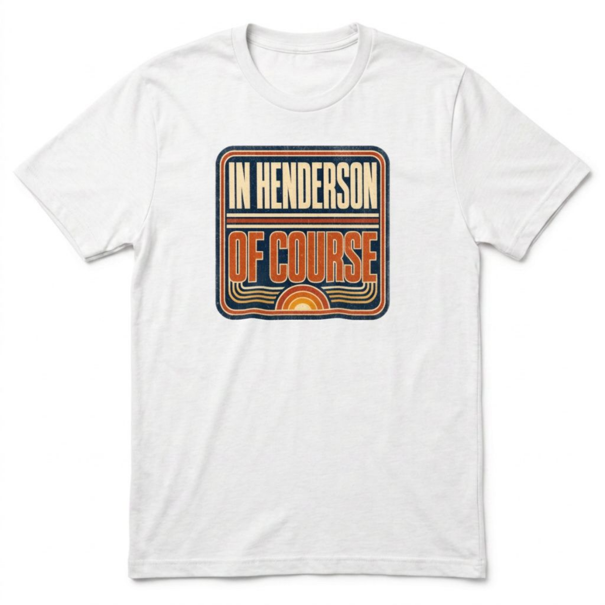In Henderson Retro Henderson Nevada t-shirt in white