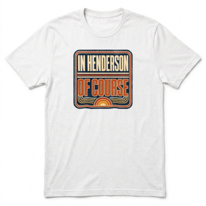 In Henderson Retro Henderson Nevada t-shirt in white