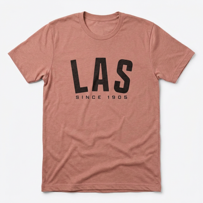 LAS 1905 Las Vegas est. 1905 t-shirt in desert pink