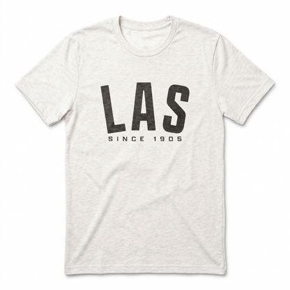 LAS 1905 Las Vegas est. 1905 t-shirt in heather white