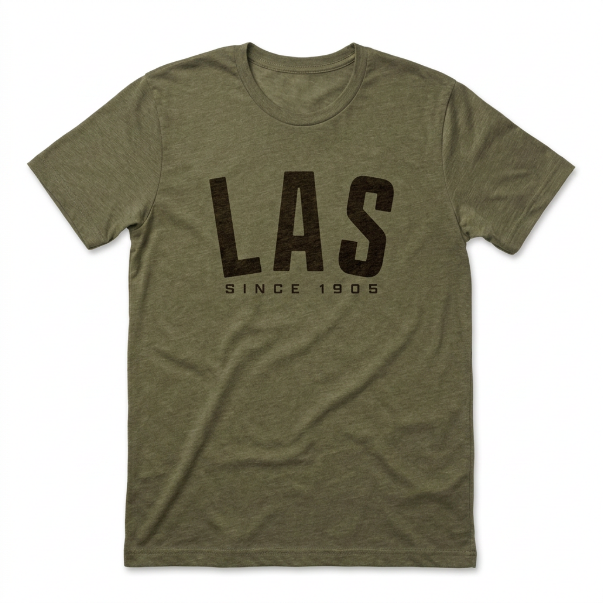LAS 1905 Las Vegas est. 1905 t-shirt in military green