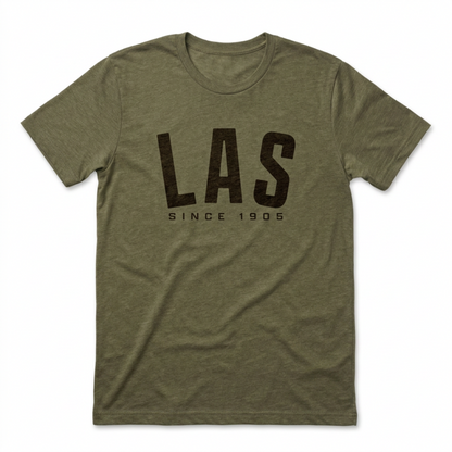LAS 1905 Las Vegas est. 1905 t-shirt in military green
