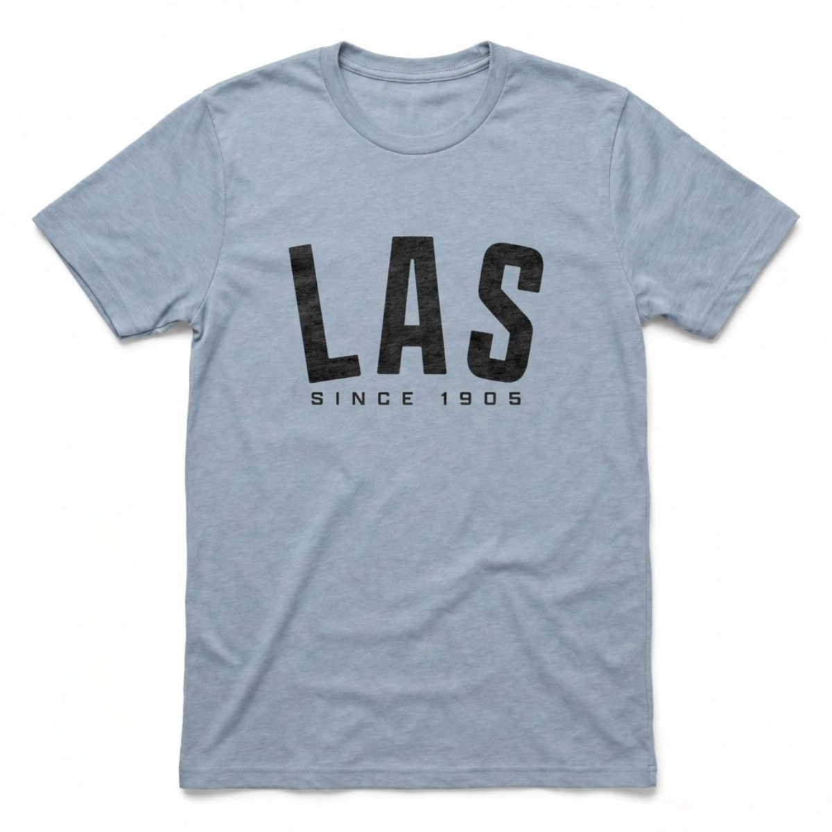 LAS 1905 Las Vegas est. 1905 t-shirt in vintage stonewash denim
