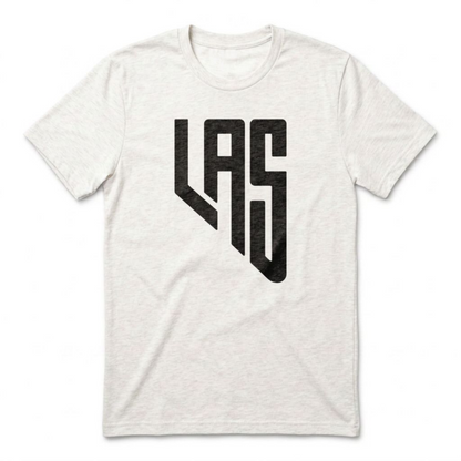 LAS, Nevada Las Vegas area code t-shirt in heather white