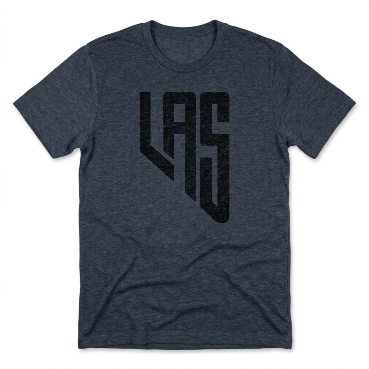 LAS, Nevada Las Vegas area code t-shirt in indigo
