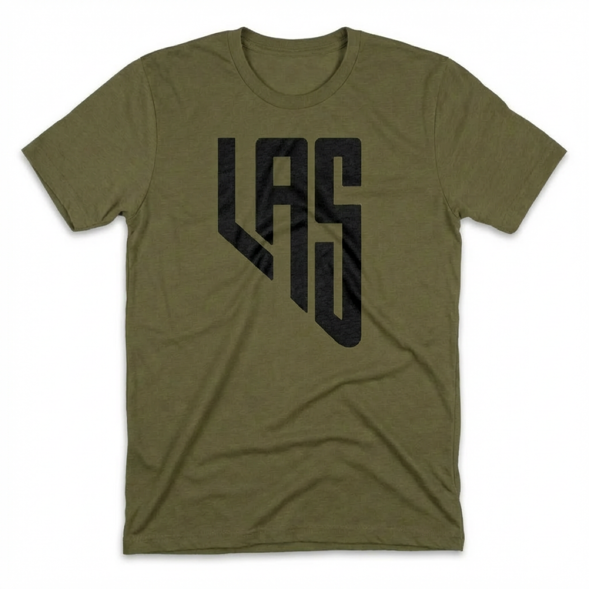 LAS Sleek Las Vegas local t-shirt in military gray