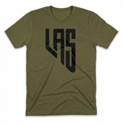 LAS Sleek Las Vegas local t-shirt in military gray