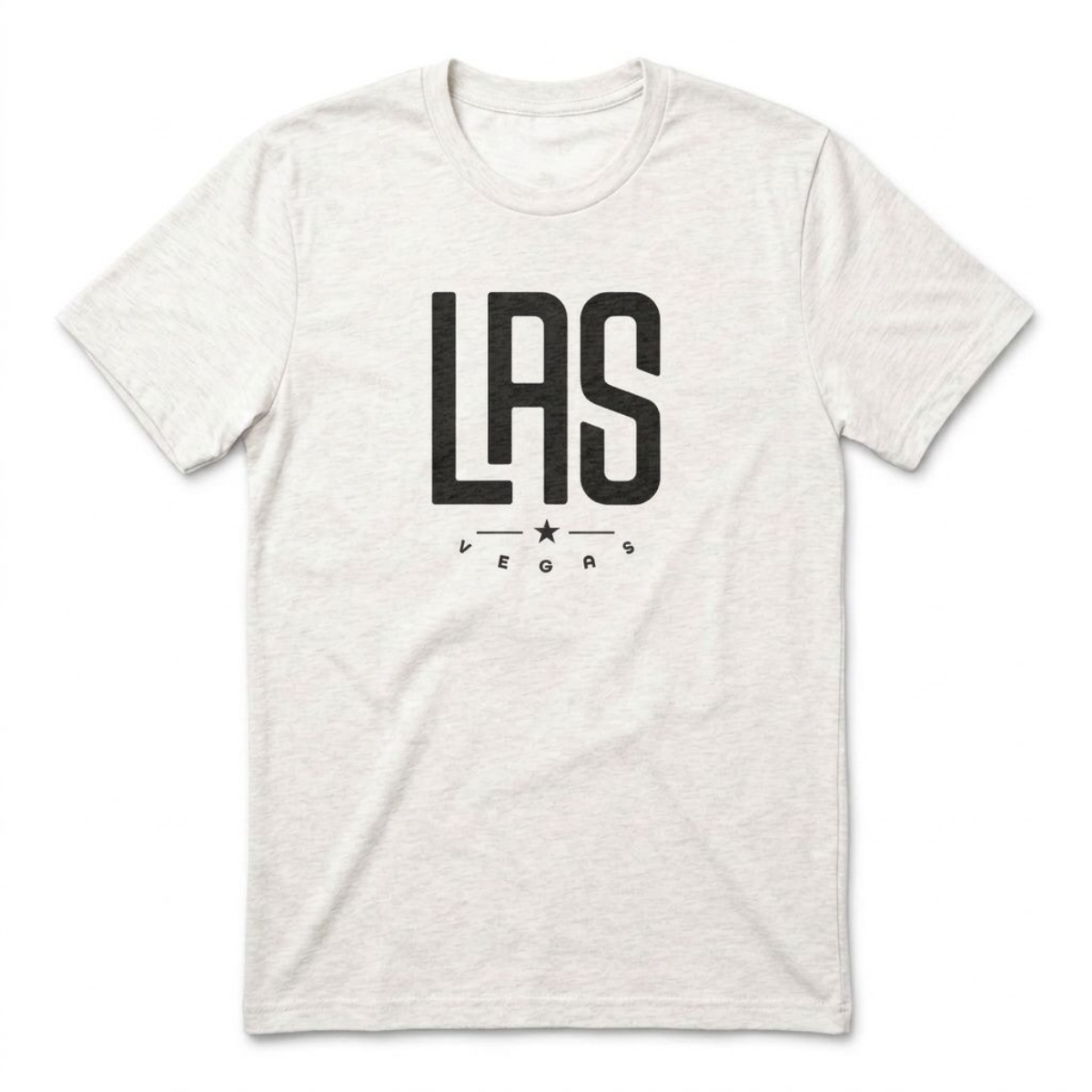 LAS Star Las Vegas t-shirt in heather white