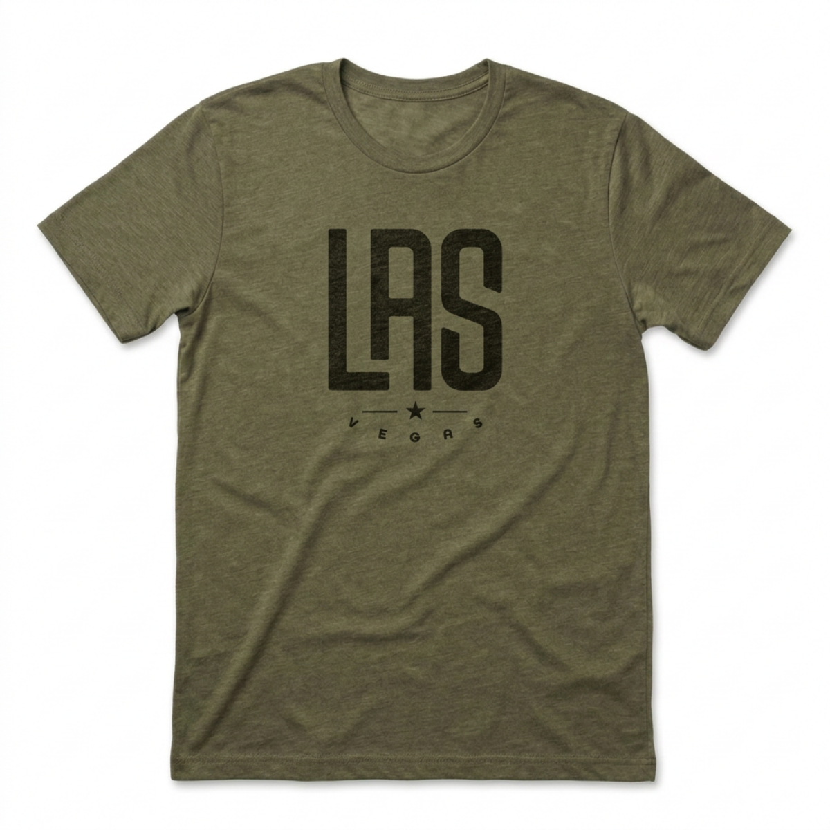 LAS Star Las Vegas t-shirt in military green