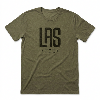 LAS Star Las Vegas t-shirt in military green