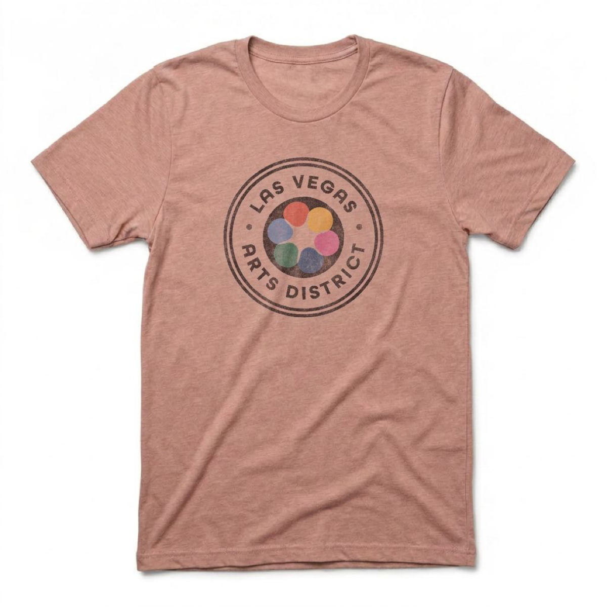 Las Vegas Arts District t-shirt in desert pink