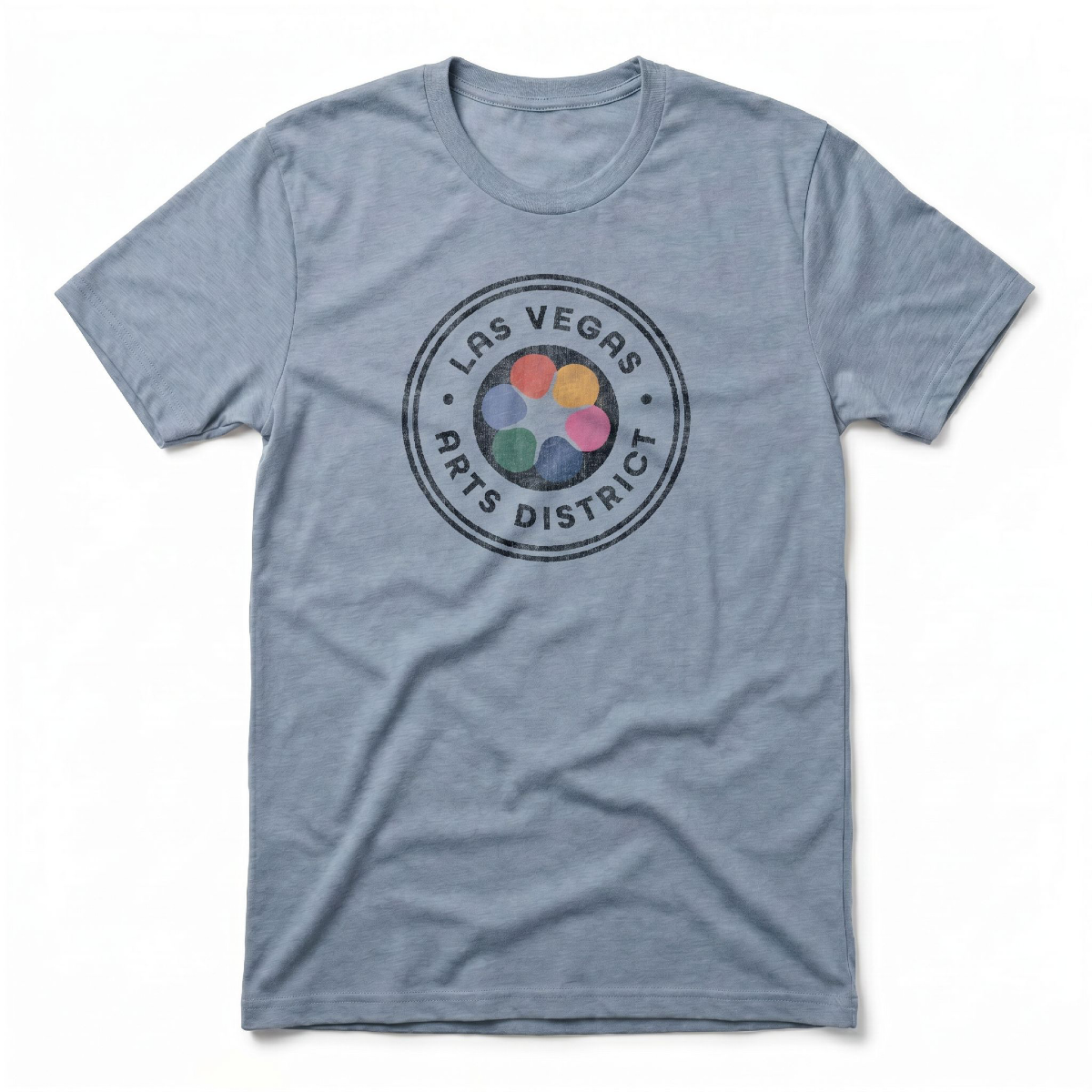 Las Vegas Arts District t-shirt in stonewash denim