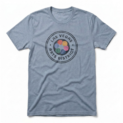 Las Vegas Arts District t-shirt in stonewash denim