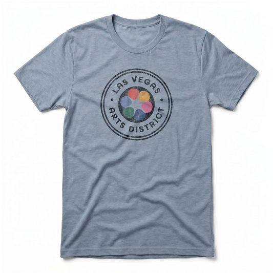 Las Vegas Arts District t-shirt in stonewash denim