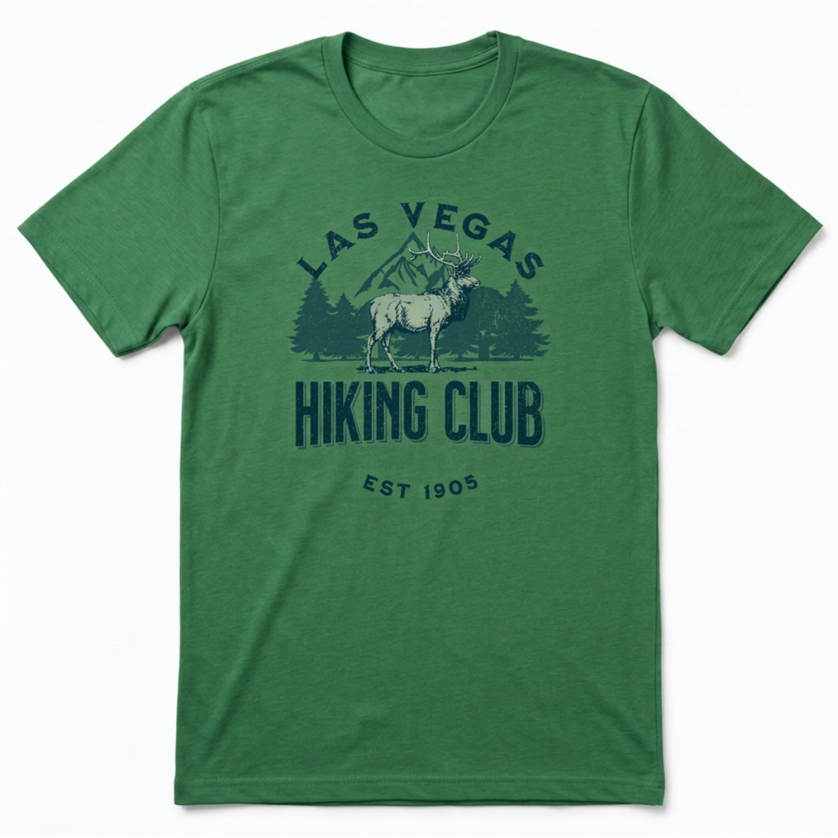 Las Vegas Hiking Club Las Vegas t-shirt in envy