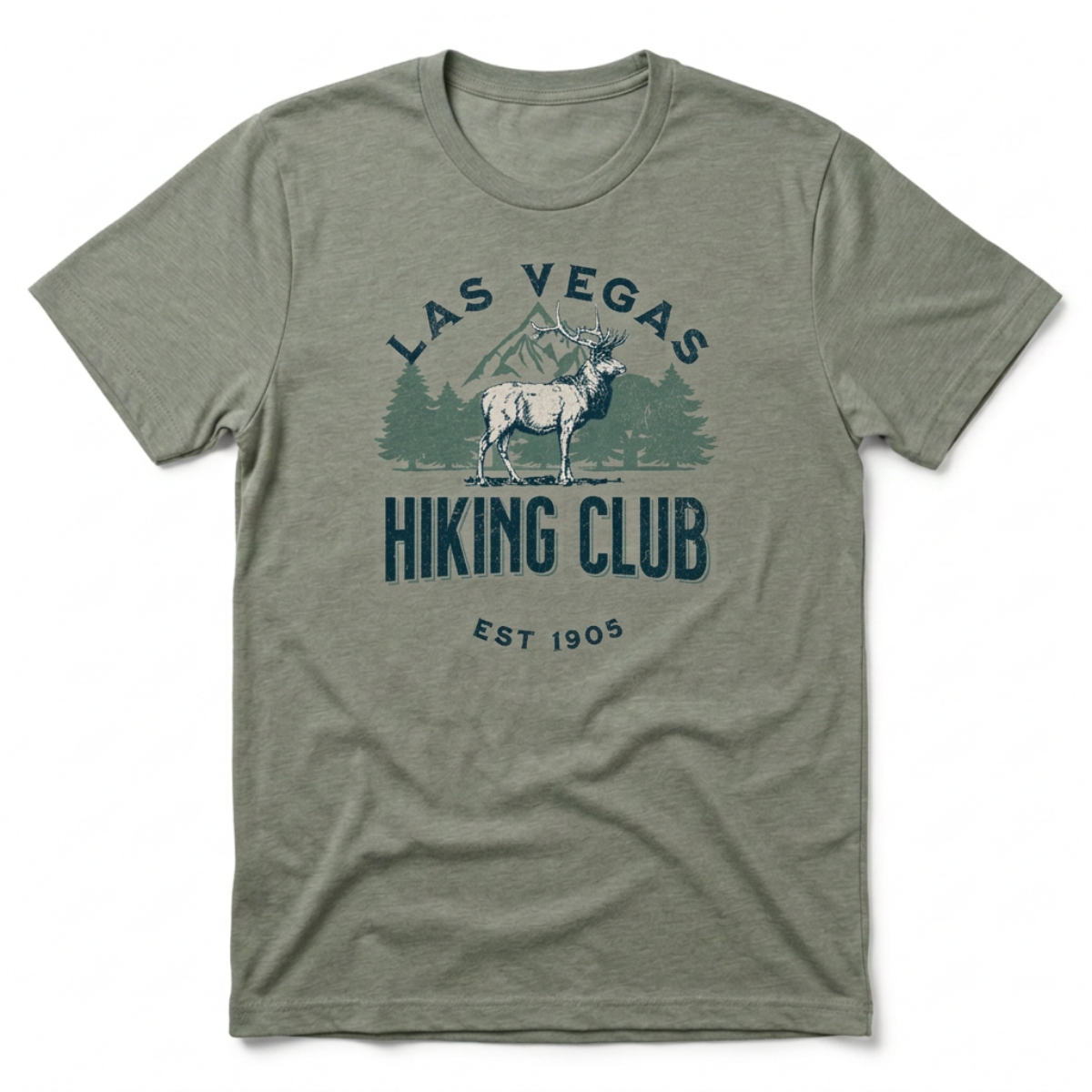 Las Vegas Hiking Club Las Vegas t-shirt in venetian gray