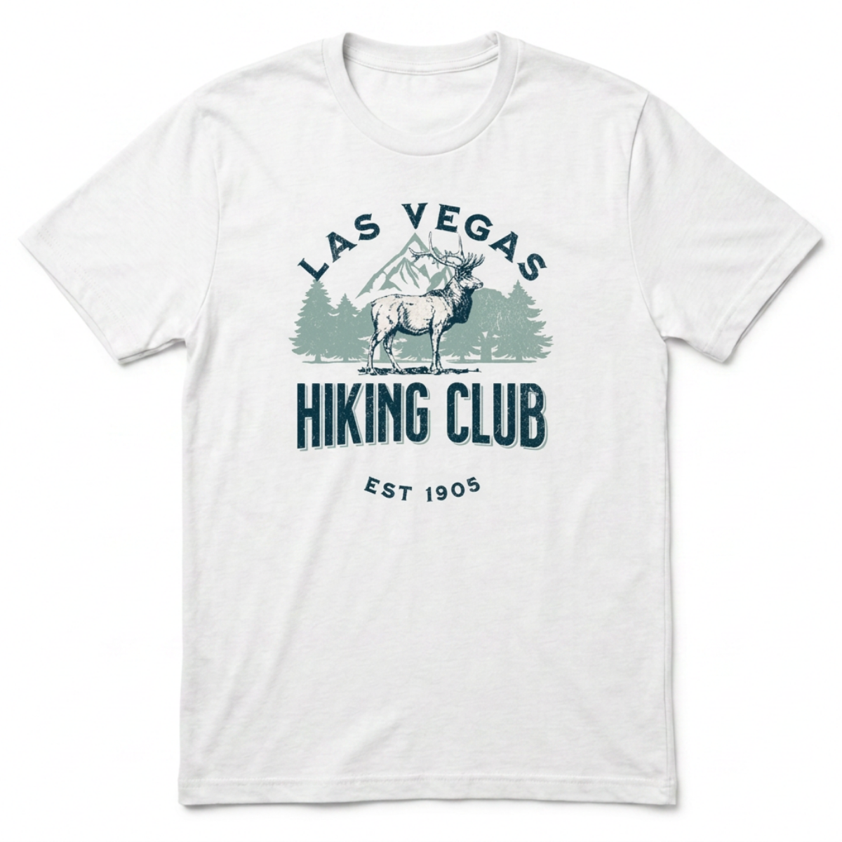 Las Vegas Hiking Club Las Vegas t-shirt in white