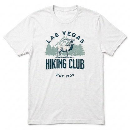 Las Vegas Hiking Club Las Vegas t-shirt in white