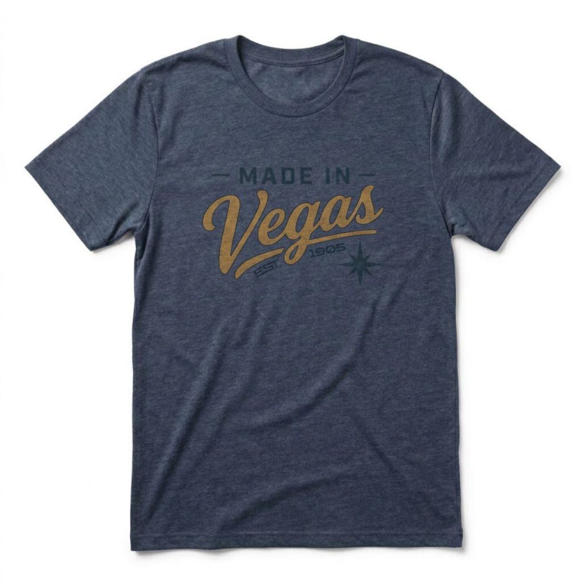 Made In Vegas Las Vegas area code t-shirt in legion blue