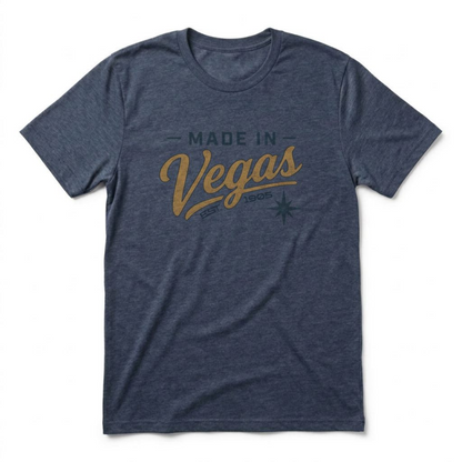 Made In Vegas Las Vegas area code t-shirt in legion blue