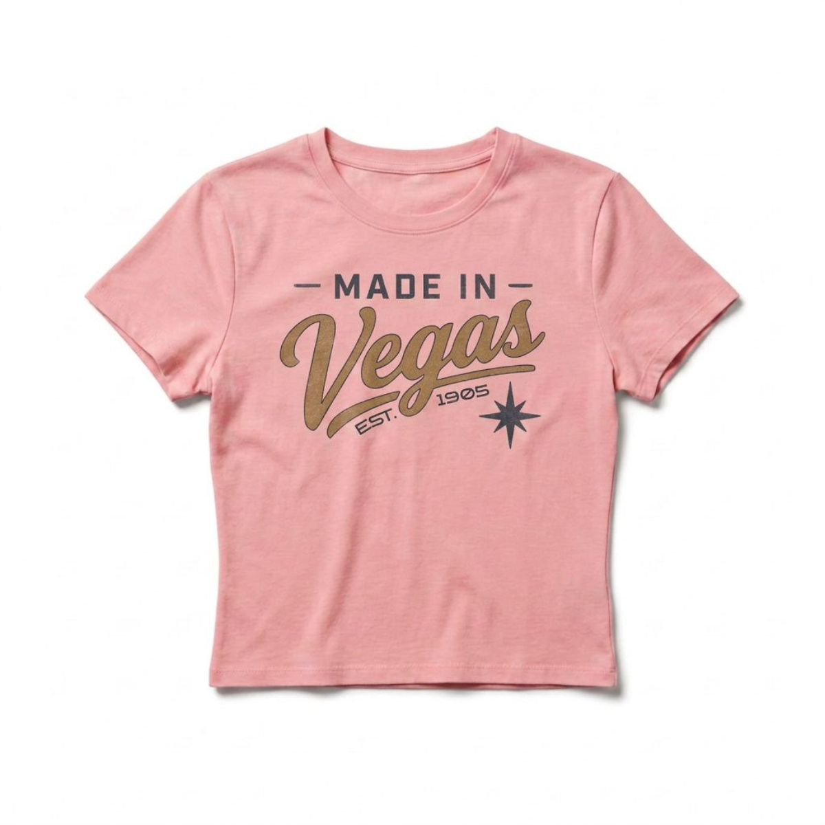Made In Vegas Women's Baby Las Vegas mom t-shirt in pink