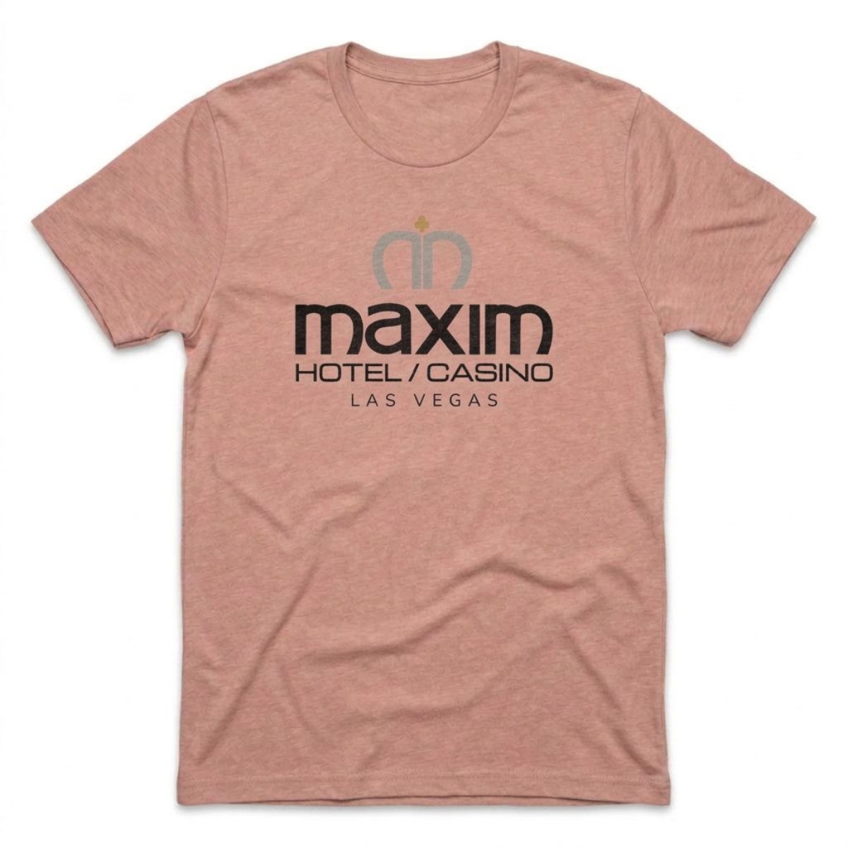 Maxim Hotel & Casino Las Vegas area code t-shirt in desert pink