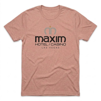 Maxim Hotel & Casino Las Vegas area code t-shirt in desert pink