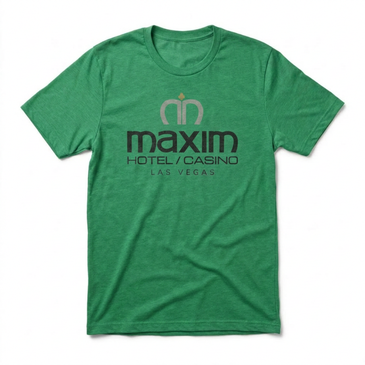 Maxim Hotel & Casino Las Vegas area code t-shirt in envy