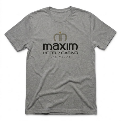 Maxim Hotel & Casino Las Vegas area code t-shirt in premium heather
