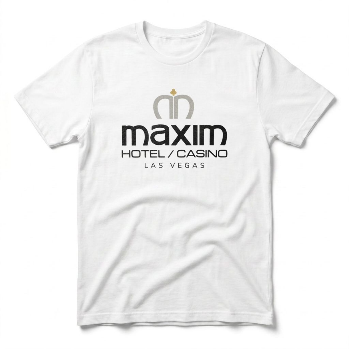 Maxim Hotel & Casino Las Vegas area code t-shirt in white