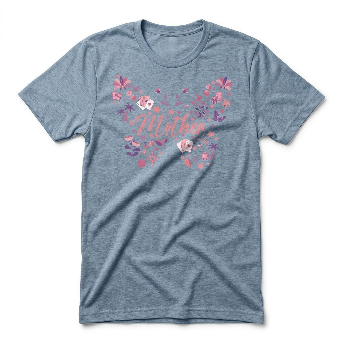 Motherfly Las Vegas t-shirt in gray