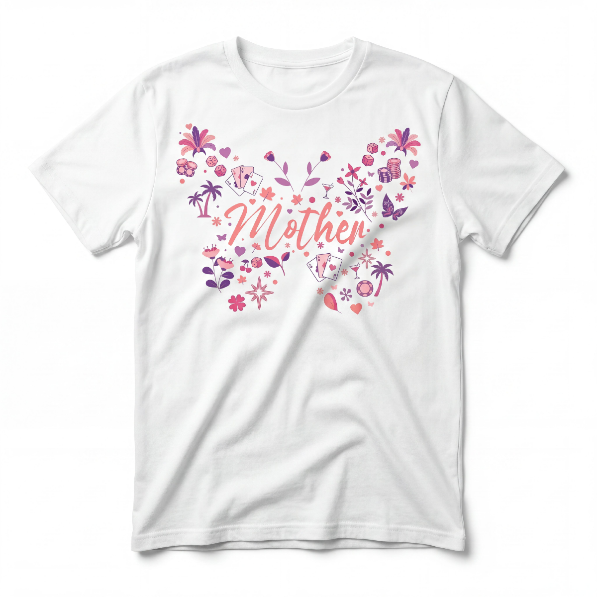 Motherfly Las Vegas t-shirt in white