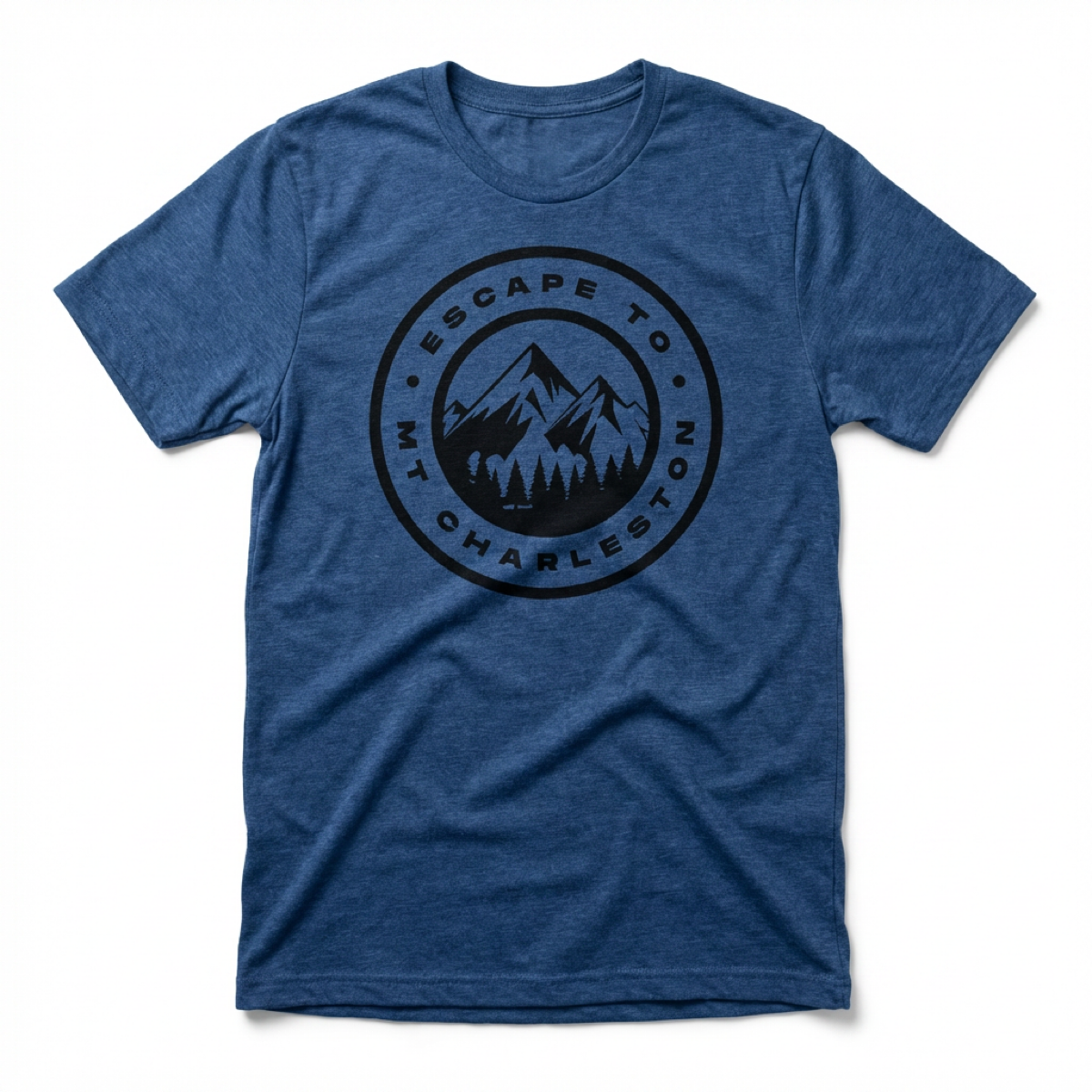 Escape to Mt Charleston Las Vegas t-shirt in blue