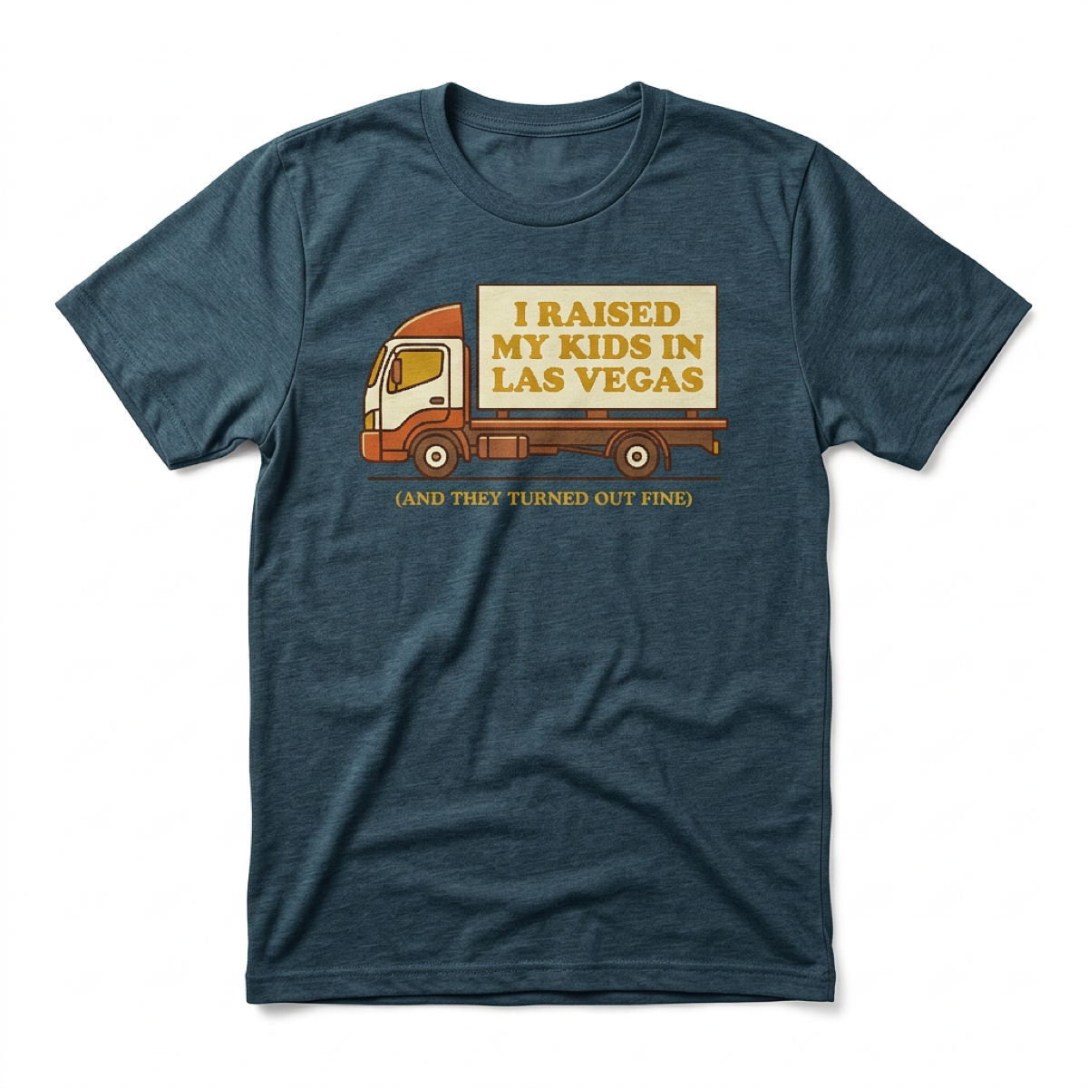 Raised In Vegas Las Vegas t-shirt in legion blue