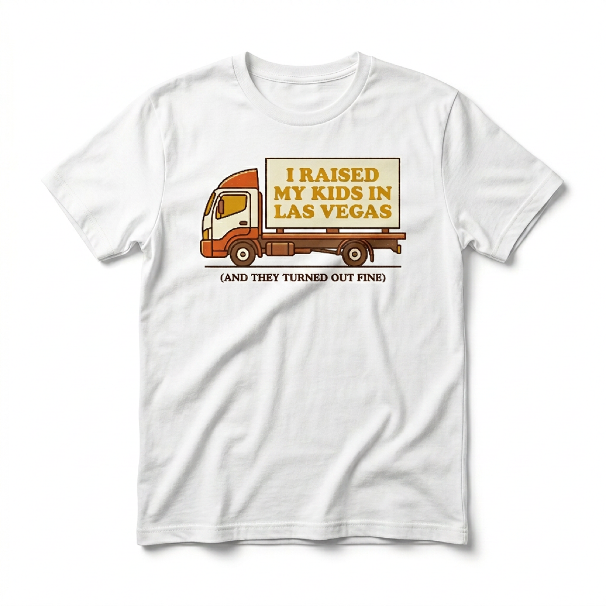 Raised In Vegas Las Vegas t-shirt in white