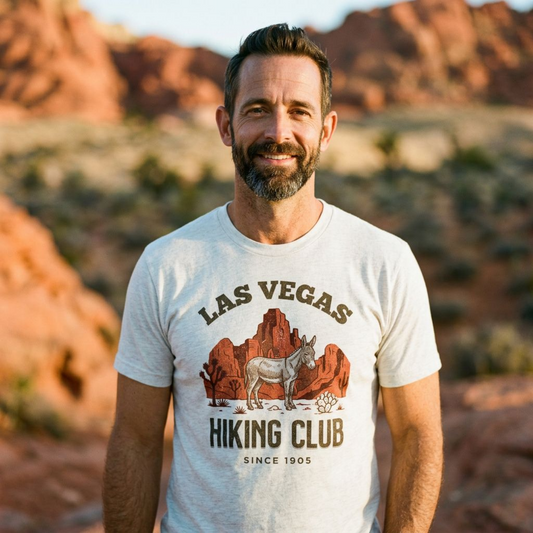 Las Vegas Hiking Club T-Shirt (Red Rock Edition)