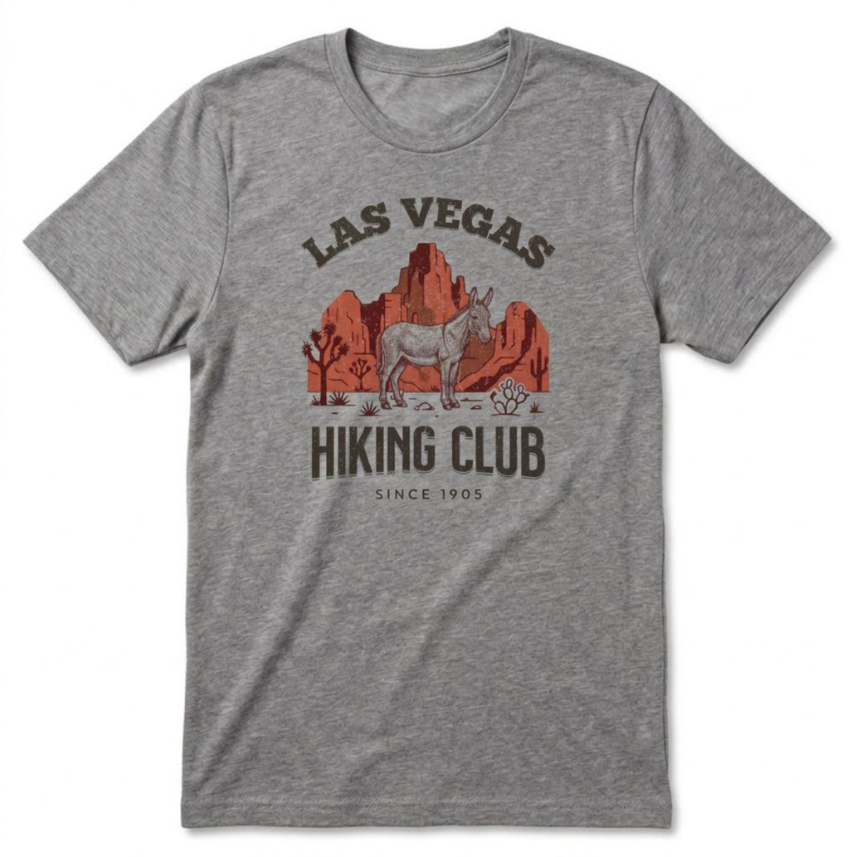Las Vegas Hiking Club T-Shirt (Red Rock Edition)