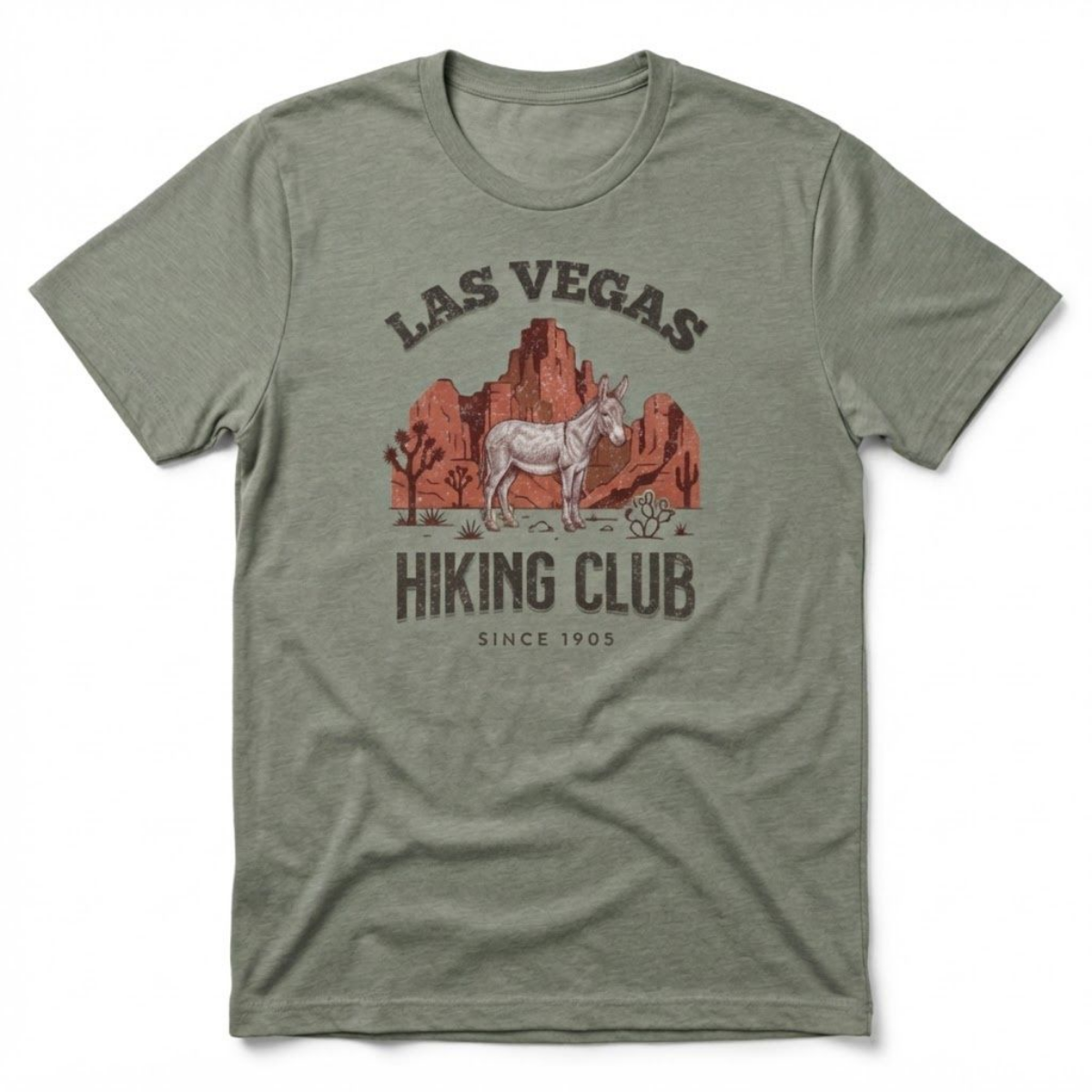 Las Vegas Hiking Club T-Shirt (Red Rock Edition)