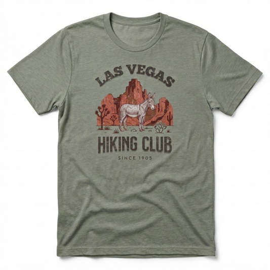 Las Vegas Hiking Club T-Shirt (Red Rock Edition)