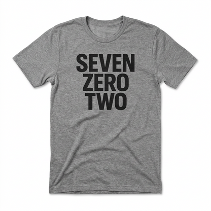 Seven Zero Two Las Vegas t-shirt in gray