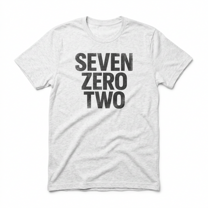 Seven Zero Two Las Vegas t-shirt in heather white