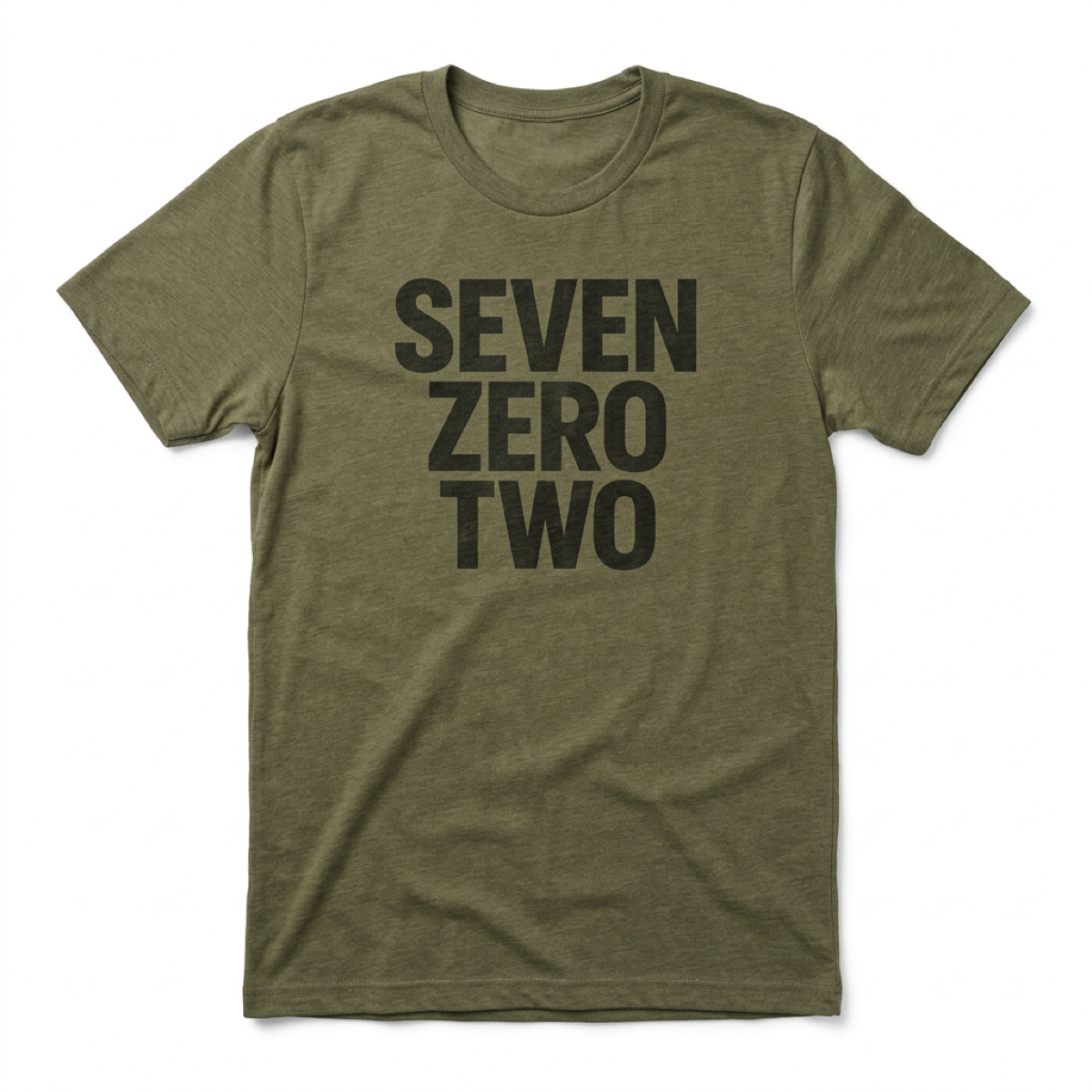 Seven Zero Two Las Vegas t-shirt in military green