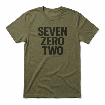 Seven Zero Two Las Vegas t-shirt in military green
