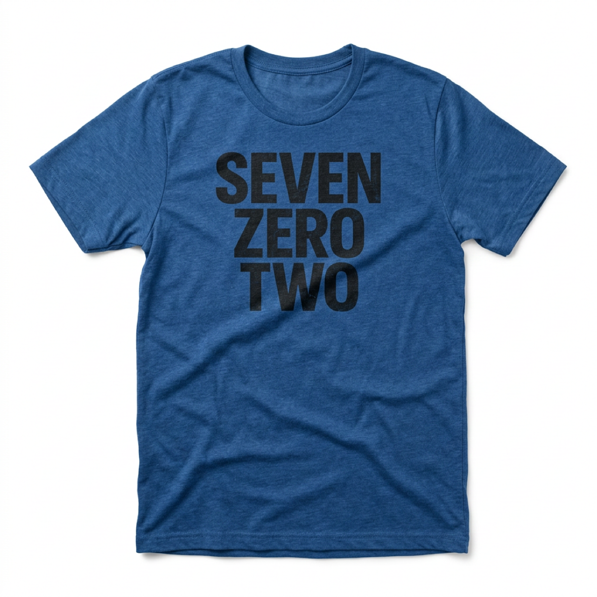 Seven Zero Two Las Vegas t-shirt in vintage royal