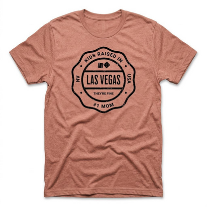Stamped In Vegas Las Vegas t-shirt in desert pink