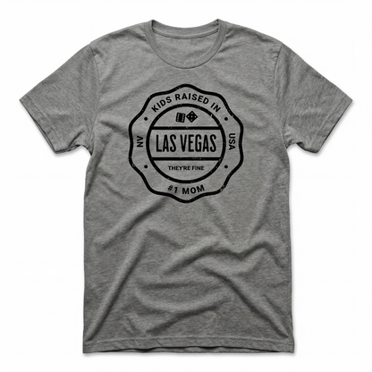 Stamped In Vegas Las Vegas t-shirt in gray