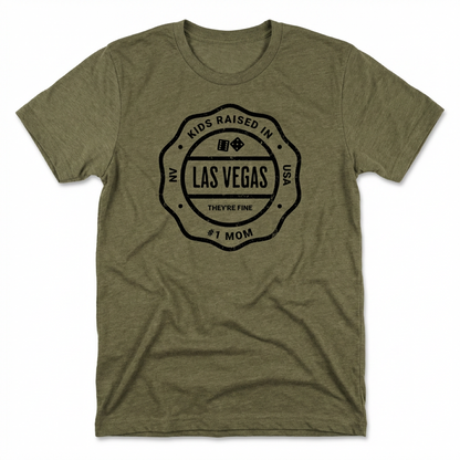 Stamped In Vegas Las Vegas t-shirt in military green