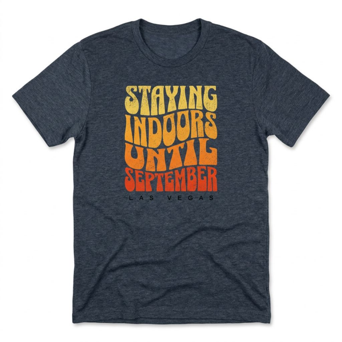 Staying Indoors Henderson Nevada t-shirt in indigo