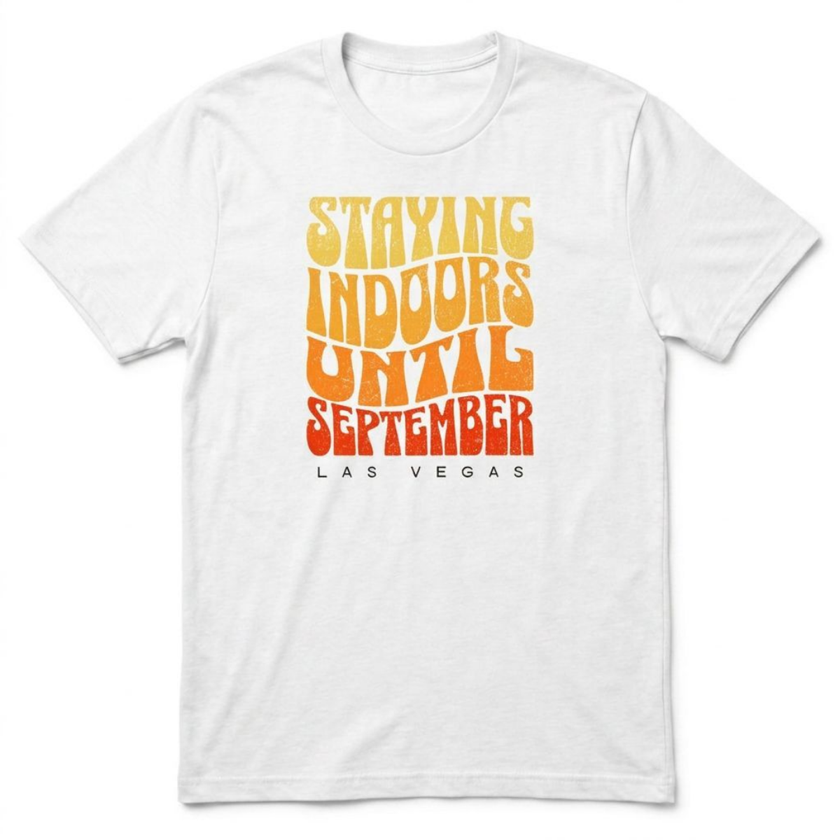 Staying Indoors Henderson Nevada t-shirt in white